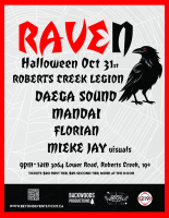 RAVEN Halloween Party Oct 31